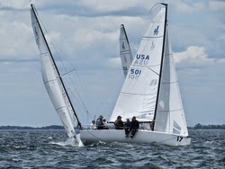 J/70 sailing upwind