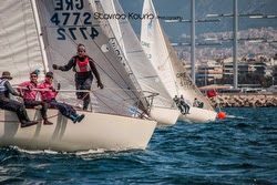 J/24s sailing in Greece National series