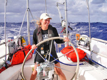 J/42 cruiser- sailing across Atlantic Ocean