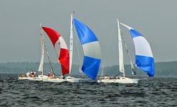 J/80s sailing downwind