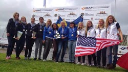 J/80 women sailors match race Ireland ISAF Worlds