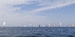 Rund Skagen fleet sailing off Germany