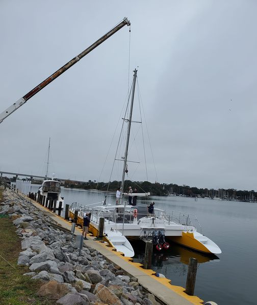 Rick Zern, Pensacola, Rigging, Best Riggers, Florida Rigging, Mast Rigging, Gold Coast 53 Mast, Gold Coast Rigging