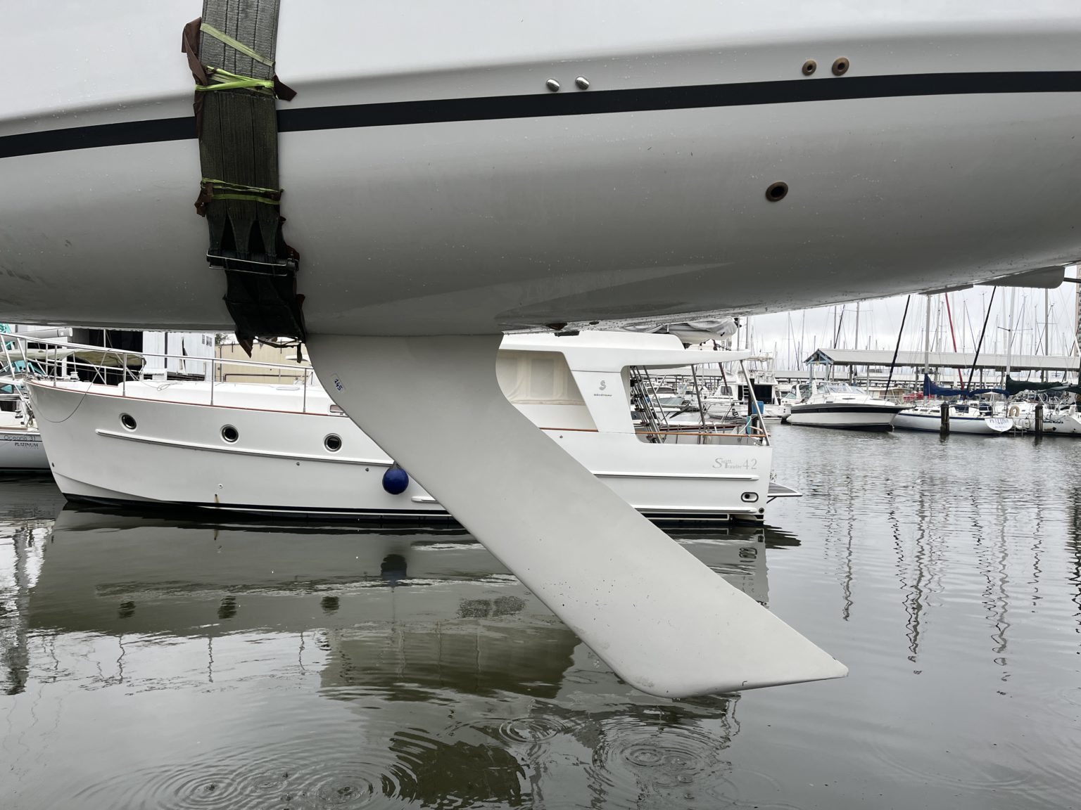 Hydraulic Lifting Keel On Oceanis 34.1 Murray Yacht Sales