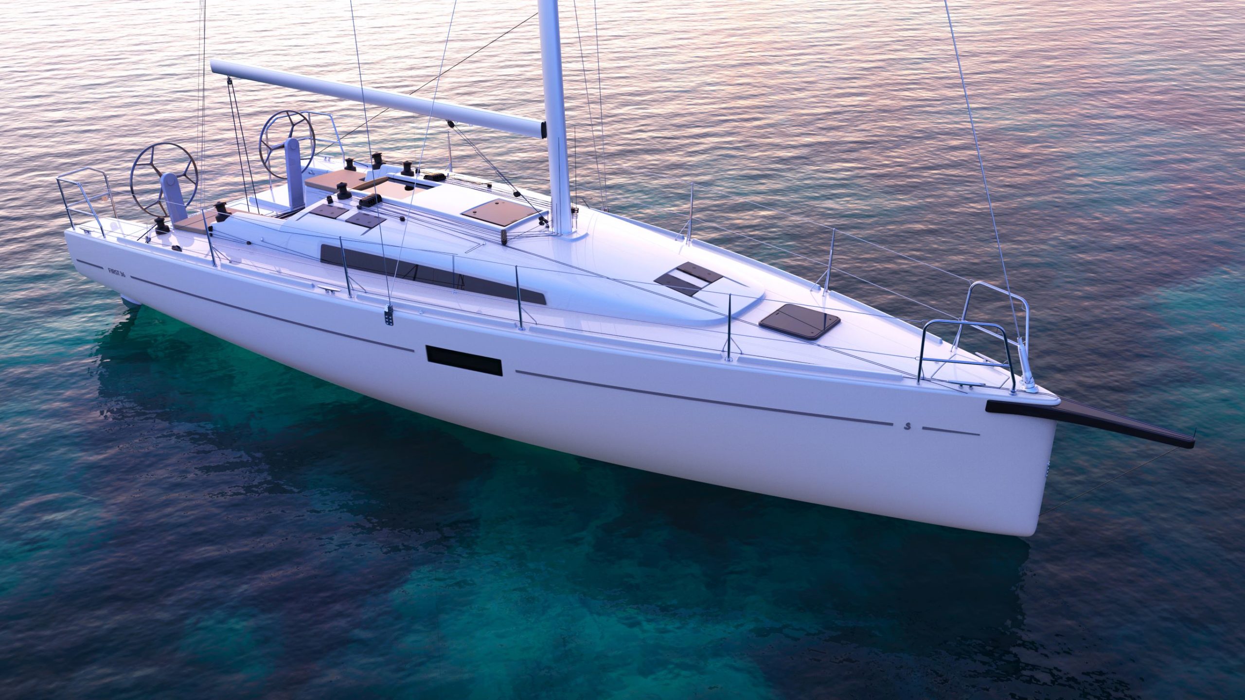 Beneteau FIRST 36 profile drawing