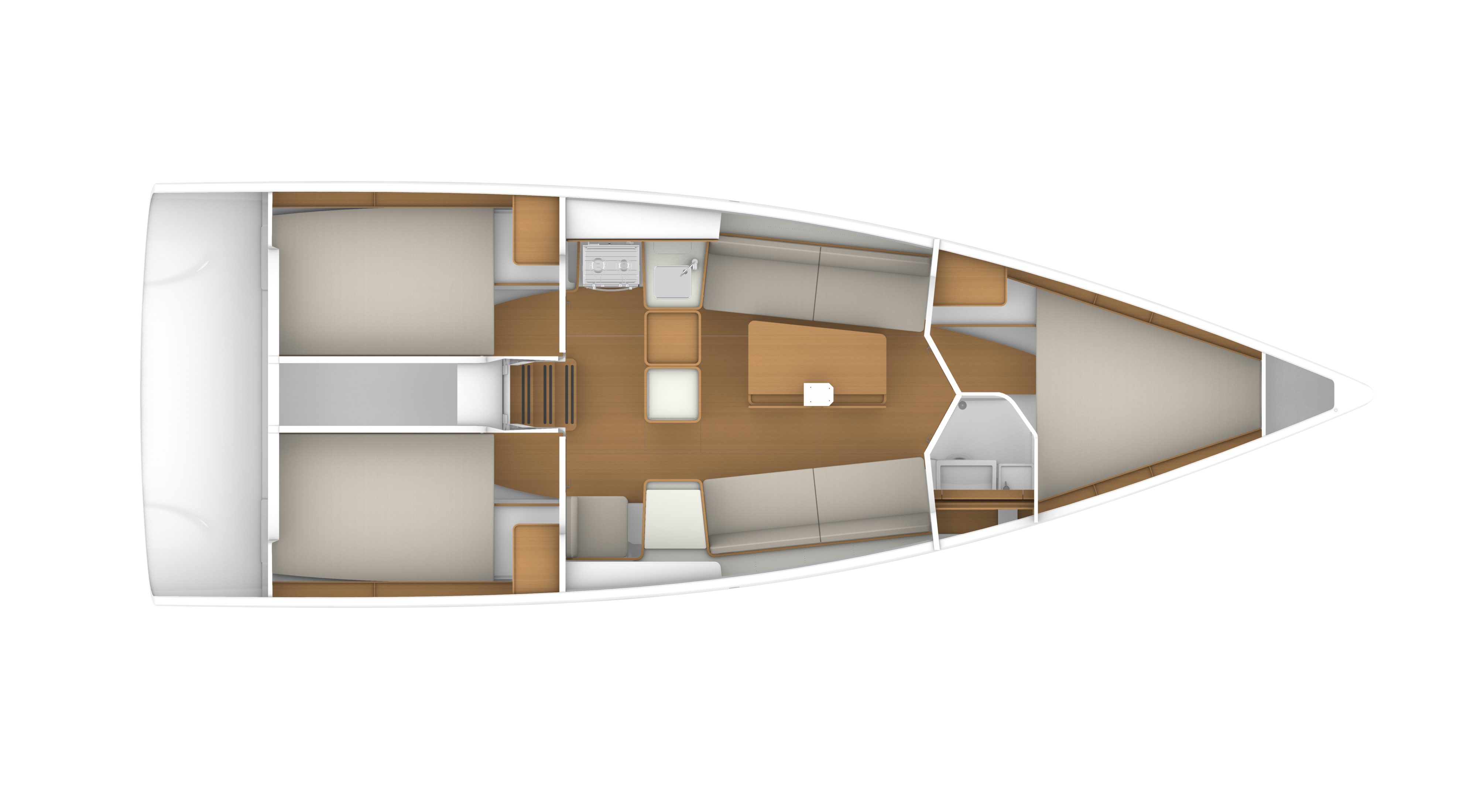 Beneteau FIRST 36 Layout