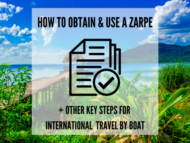 what is a zarpe + steps for check in & out of countries
