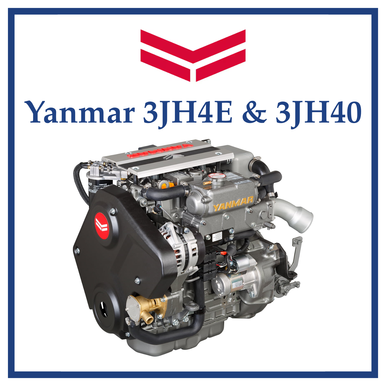 Yanmar 3JH4E & 3JH40 Marine Diesel Engine – Specs, Maintenance, More