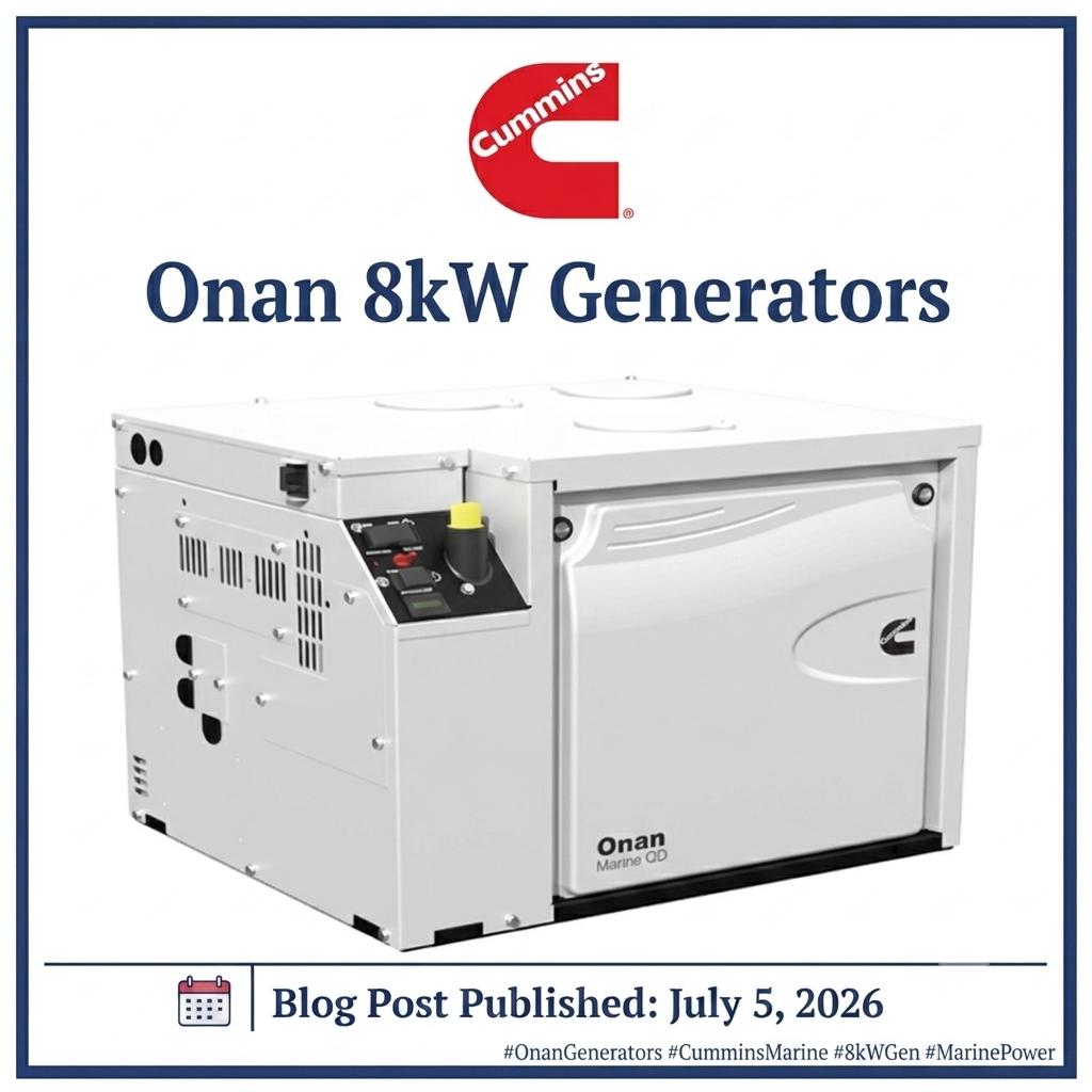 Onan 8.0 kW Marine Diesel Generators: The Complete Boater’s Guide
