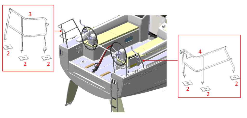 Beneteau Parts - Beneteau Oceanis 30.1